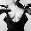Пестіс-стикини Bijoux Indiscrets Flash Cross Gold наклейки на соски One size - мініатюра 2