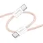 Дата кабель Hoco X104 Source 60W Type-C to Type-C (1m) Pink - мініатюра 2