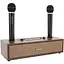 Колонка Kisonli G102 Bluetooth 5.3,Two microphone, 2х8W, 1800mAh, USB/TF/BT/AUX, DC: 5V, BOX, Brown, Q8 - мініатюра 1