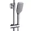 Душова система Topaz Capri TCA 15702-H37 комплект Н-130см, Хром - мініатюра 4