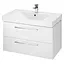 Тумба для ванної кімнати Cet В389 Cersanit Тумба Lara з раковиною Mille 80 см Білий S801-361 30412 - мініатюра 1