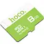 Карта памяти Hoco TF 8GB SDHC Class10 USB2.0 High-Speed ​​зеленый - миниатюра 1