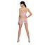 Бодистокинг - мини-платье с бабочками Passion BS090 white One size - миниатюра 4