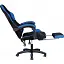 Геймерське крісло GT Racer (X-6032 Fabric Black/Blue) - мініатюра 4