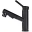 Змішувач для умивальника Zegor 3 в 1 KLF10-A012YB з витяжною лійкою Чорний 30412 - мініатюра 2