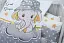 Комплект постільної білизни в ліжечко Tag Tekstil Sweet sleeper grey для немовлят Слоник (сірий) - мініатюра 3