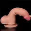 Фалоімітатор Sliding-Skin Dual Layer Dong 8'' 20 см тілесний - мініатюра 10