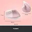 Мишка Logitech Lift Vertical Ergonomic Wireless/Bluetooth Rose (910-006478) - мініатюра 9
