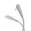 Дата кабель Borofone BX105 Corriente 60W Type-C to Type-C (1m) Gray - мініатюра 1