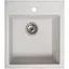 Гранітна кухонна мийка Romzha Adiere Biela (101) - мініатюра 1
