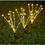 Світильник газонний Solar Феєрверк на сонячній батареї 42 світлодіоди 6 ліній 2 шт. - мініатюра 2