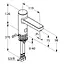 Змішувач для умивальника Kludi Zenta 3810205 - мініатюра 2