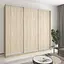 Шкаф-купе трехдверный MebelStar Комбо AL 3ДСП 260x60x240 см Дуб сонома (MBS-2060) - миниатюра 1