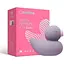 Вакуумний вібратор-качечка CuteVibe Ducky Grey - мініатюра 4