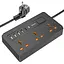 Роздільник мережі Hoco DC15 3 розетки 4 спідниці two-in-one multi-socket extension charger - мініатюра 1