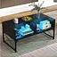 Журнальный стол Costway Moderne с подсветкой черный - миниатюра 3