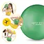 Мяч для пилатеса, йоги, реабилитации 4FIZJO 22 см Green (P-5905973404853) - миниатюра 3