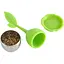 Заварник ситечко для заваривания для чая силиконовый в форме листочка Салатовый 88269 - миниатюра 6