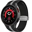 Ремешок для Samsung Galaxy Watch 4 Classic 42mm - черно-серый ширина крепления 20мм силикон Watchbands Cls-way (W27-7WB62202667) - миниатюра 1