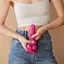 Реалістичний фалоімітатор Strap-On-Me Sliding Skin Realistic Dildo Fuchsia - S, ефект рухомий до - мініатюра 5