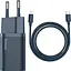 Мережевий зарядний пристрій Baseus Super Si 1C 20W EU Set with Type-C to iP 1m blue (TZCCSUP-B03) - мініатюра 1