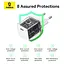Мережевий зарядний пристрій Baseus Palm Fast Charger 1C 20W + Cable Type-C to Type-C білий P10111602213-01 - мініатюра 3