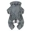 Дощовик для собак Waudog Clothes, водонепроникний, XS35, В 47-51 см, С 35-39 см, сірий - мініатюра 3