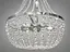 Дизайнерська кришталева люстра на 9 ламп, хром - мініатюра 3