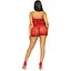 Міні-сукня Leg Avenue Rhinestone halter mini dress Red One size - мініатюра 7