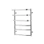 Полотенцесушитель водяной Kroner Каскад трапеция ДКТ04 700x530/6 CV023859, Хром, нижнее - миниатюра 1