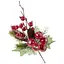 Флористический декор 24 см Искусственные материалы для декора и флористики с ягодами Красная - миниатюра 1