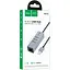 Перехідник HUB Hoco HB1D USB to USB2.0*3+RJ45 Metal gray - мініатюра 2
