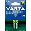 Аккумулятор Varta Rechargeable Accu AAA 1000 mAh BLI 2 NI-MH R3 набор 2 штук - миниатюра 1