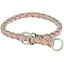 Нашийник для собак Trixie Cavo напівзашморг S 30-36 см d 12 мм рожевий/пісочний - мініатюра 1