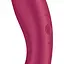Вакуумний стимулятор із вібрацією Satisfyer Curvy Trinity 1 Red іграшка 3 в 1 - мініатюра 4