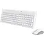 Комплект (клавіатура + миша) Rapoo 8210M wireless, белий (8210M white) - мініатюра 2