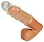 Насадка на пенис Crystal Skin Penis Hülle 11 см прозрачный - миниатюра 4
