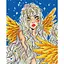 Картина по номерам "Сказочный ангел" KHO5085 40х50 см - миниатюра 1