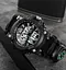 Часы мужские спортивные наручные Skmei 1283 с паракордовым ремешком (Черный) - миниатюра 3