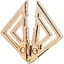 Зажимы для сосков с легкой подвеской Lockink Adjustable Nipple Clamps With Light Pendant - Golden - миниатюра 2