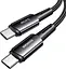 Кабель Essager Sunset Type C to Type C 240W Data cable 2 м Dark Grey (EXCTT3-CGA0G-P) - миниатюра 2