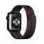 Ремінець Creasted для годинника Milanese loop steel bracelet Apple watch, 38 40 мм Black red - мініатюра 2