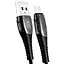 Кабель XO NB145 Smart Chipset Auto Power-off USB Cable for Micro Черный - миниатюра 1
