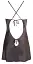 Сорочка Cottelli Collection Lingerie Satin Chemise M черный - миниатюра 5