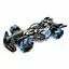 Радиоуправляемая дрифт-машина GS 021 A-03 4WD, аккумулятор 3.7V, пульт 2.4GHz, вращение 360°, с парогенератором, Синий - миниатюра 1