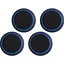 Накладки на стики Thumb Grips 4-pack для PS4-PS5-Xbox Black-Dark Blue [140814] - миниатюра 2