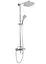 Душовя система Rea Aldi з виливом хром REA-P8801, Хром - мініатюра 6