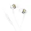 Дротові навушники Borofone BM90 Miller універсальні earphones with microphone, 3.5mm, 1.2m, white - мініатюра 2