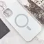 Чохол Epik TPU+Glass Sapphire Midnight Open Camera with MagSafe для Apple iPhone 15 Plus 6.7 Білий/White - мініатюра 2