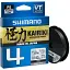 Шнур Shimano Kairiki 4 PE 150 м (Steel Gray) 0.06 мм 4.4 кг - мініатюра 1